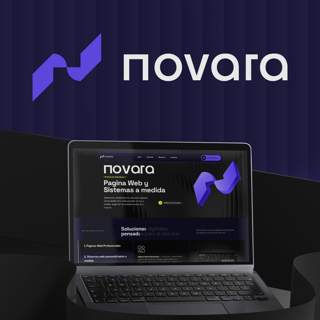 Diseño de marca para Novara empresa de desarrollo web y sistemas a medida | Deer